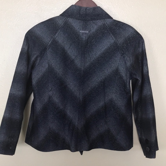 DKNY JEANS metallic double breasted Jacket S - Picture 4 of 5